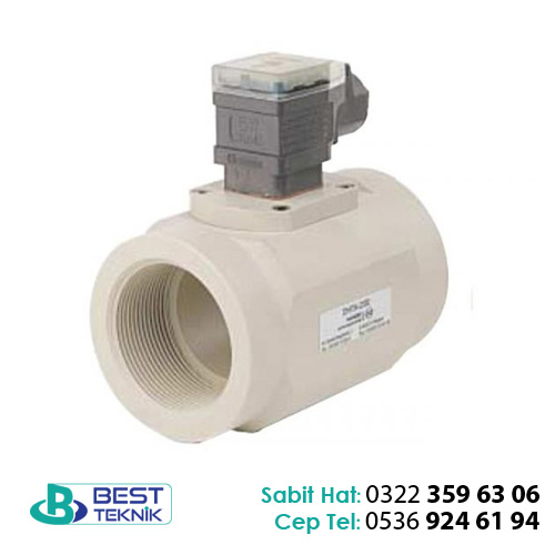 PVC Gövdeli Türbin Debimetre